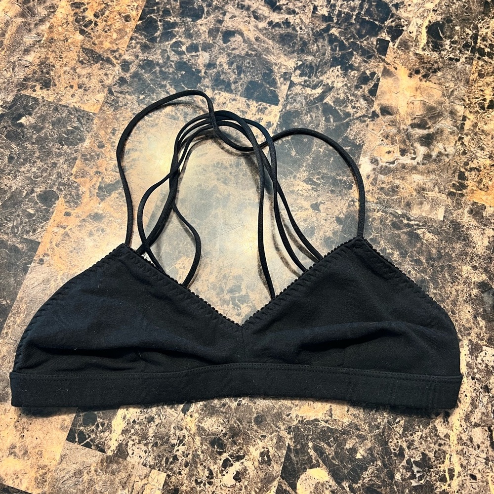 Victoria's Secret Black Strappy Bandeau